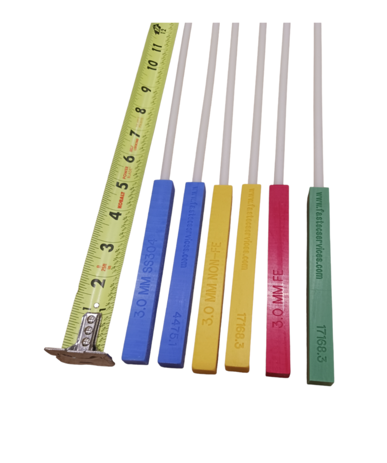 Metal Detector & XRay Test Wands (8 3/4″ & 5″) Calibration Wands